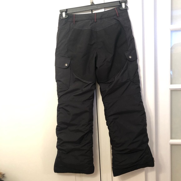 Lands End Kids Black Snowboard/Ski Pants - Picture 2 of 8
